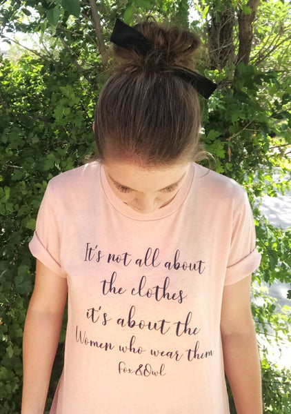 It’s not all about the clothes shirt