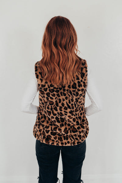 Leopard Fluffy Vest