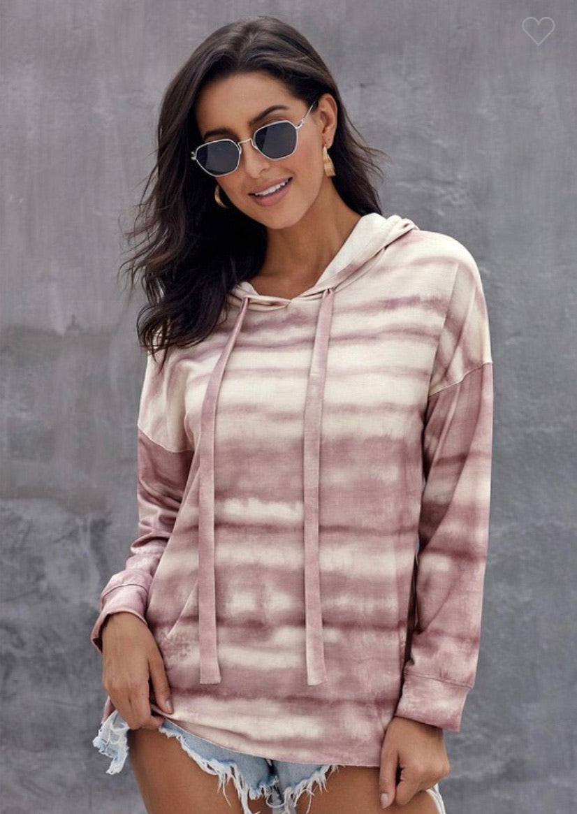 The Katie - Tie Dye Hoodie Top