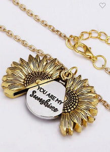 “You are my sunshine” locket necklace