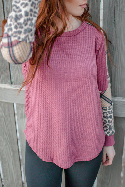 The Abby- Plaid, Leopard Top