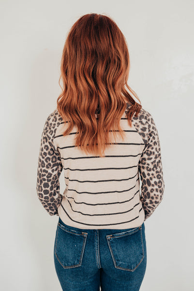 Leopard long Sleeve Top