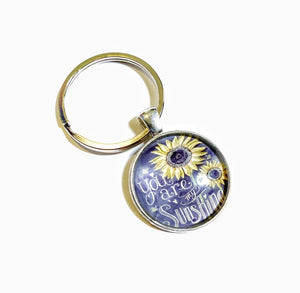 You are my sunshine keychain