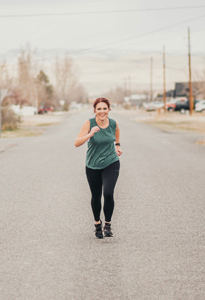 Moto exercise leggings with pockets