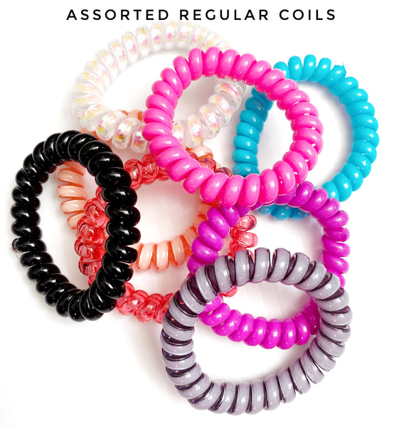 Hair Coils regular, assorted set of 8