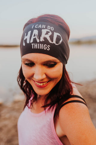 I can do hard things Exercise headband