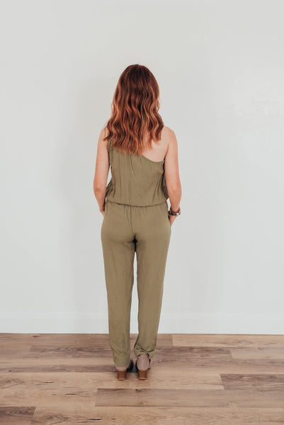 Light Olive Green Jumpsuit