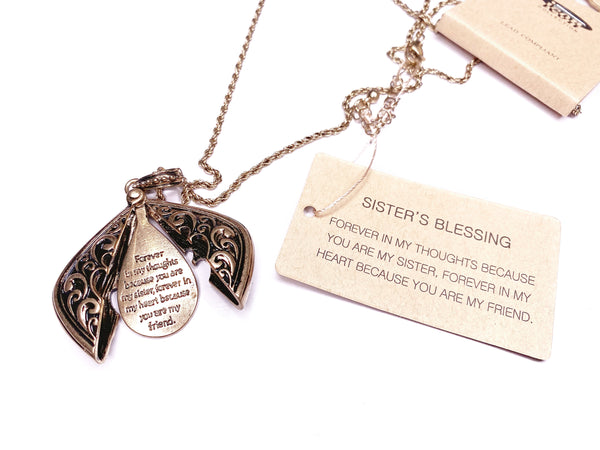 Sisters Blessing Necklace