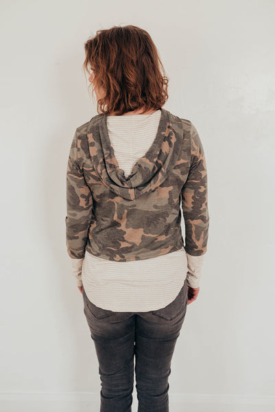 Camo Hoodie Shirt