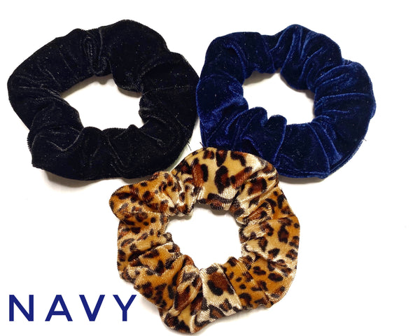 3 piece leopard Scrunchies set