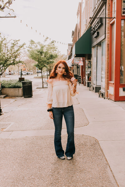 Date Night Cold Shoulder Top