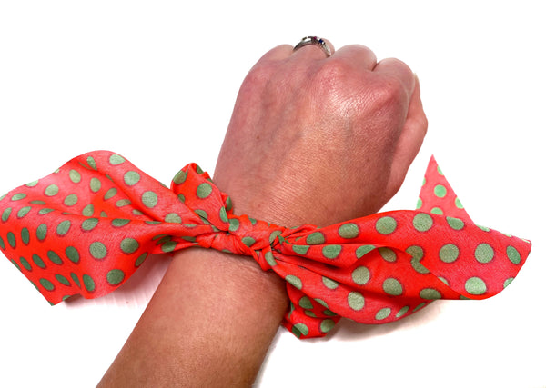 Neon bow scrunchy sets