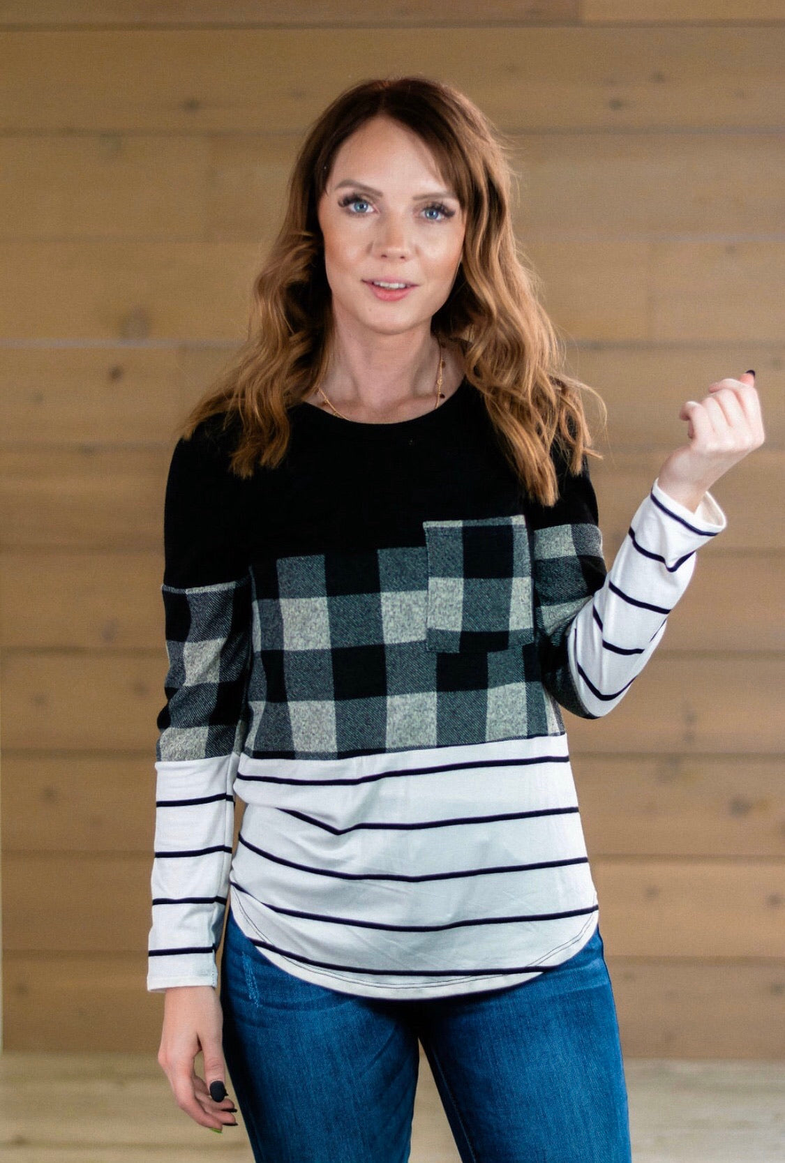 Plaid Top