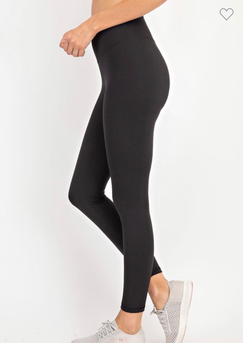 Your Best Friend- Black Power hold leggings