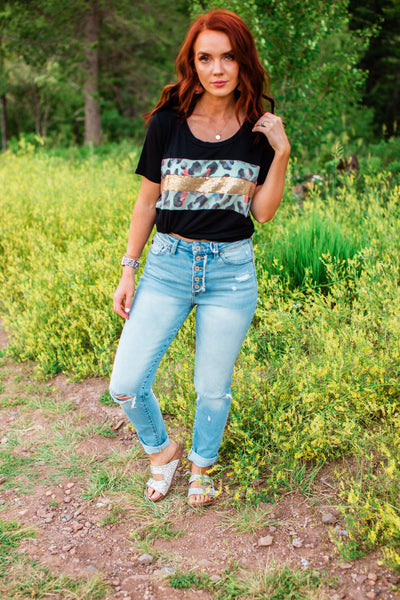 Button Fly Mom Jeans