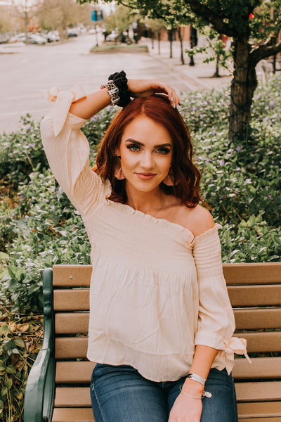 Date Night Cold Shoulder Top