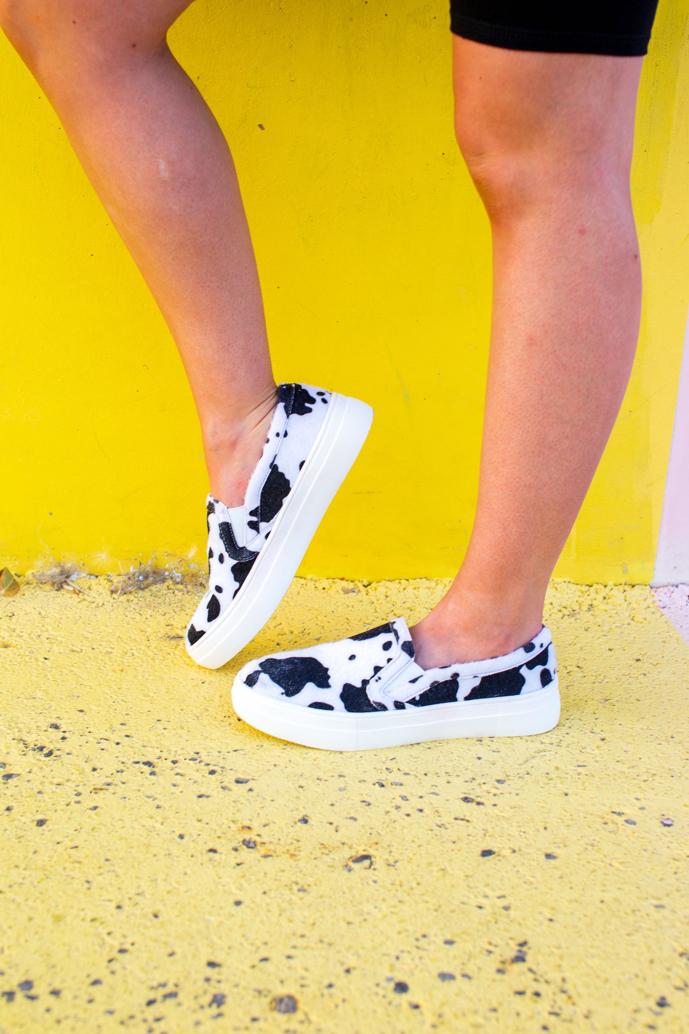 Cow Print Sneakers