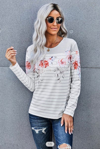 Floral Long Sleeve Top