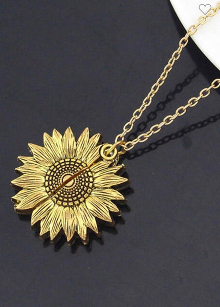 “You are my sunshine” locket necklace