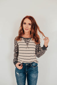 Leopard long Sleeve Top