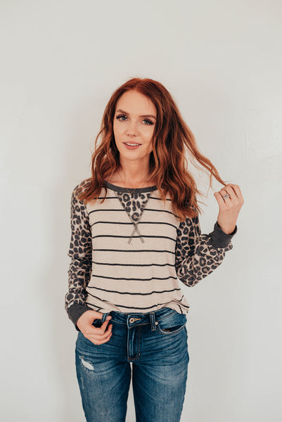 Leopard long Sleeve Top
