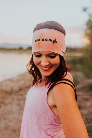 I am enough Exercise headband