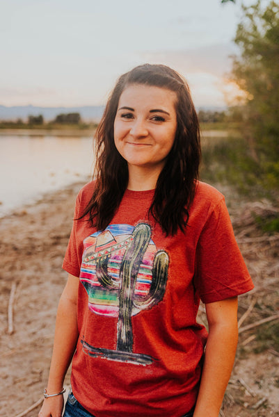 Cactus sombrero graphic tee