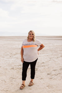 Cheetah Waffle Knit Top