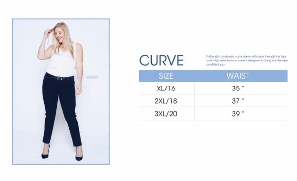 Black Plus Size Kan Can Jeans