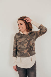 Camo Hoodie Shirt