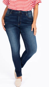 Plus size Fleece Lined kancan jeans