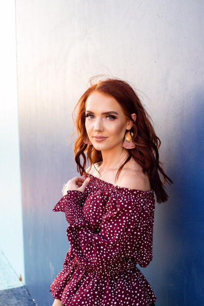 Girls Night Out Polka Dot Top