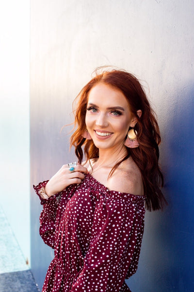 Girls Night Out Polka Dot Top