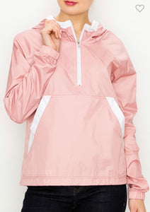 Pink Windbreaker Jacket