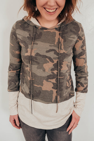 Camo Hoodie Shirt