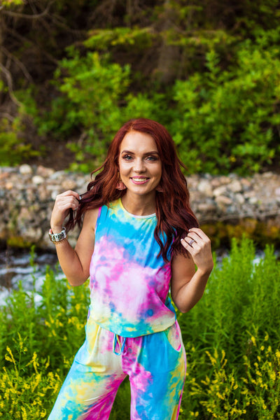 The Happy Tie Dye Jumpsuit