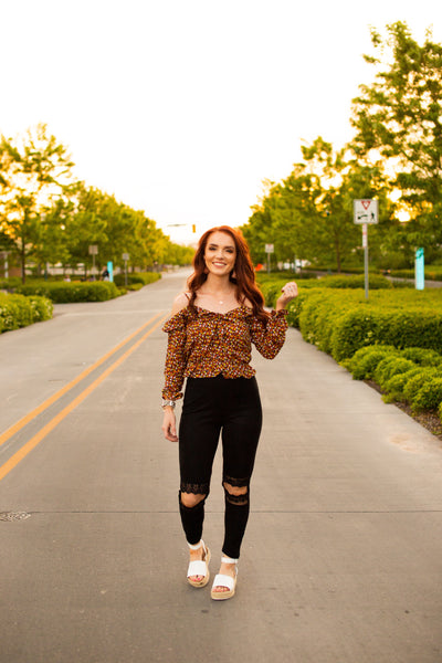 The Friday Night Out, Floral Top